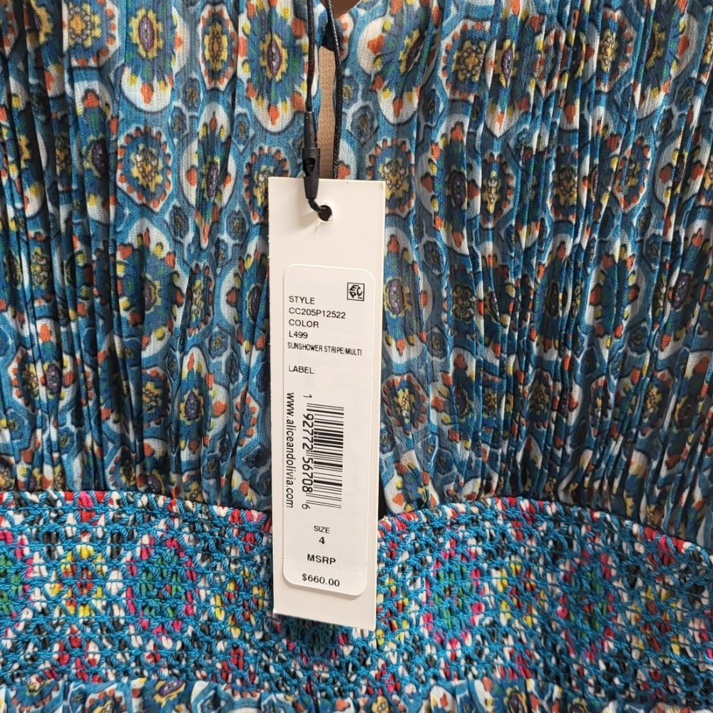 Alice + Olivia  Sun shower Stripe Dresses & Delaina Crop Top